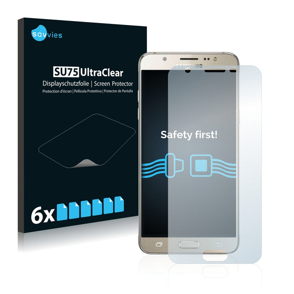 6x Savvies SU75 Screen Protector for Samsung Galaxy On5 2016