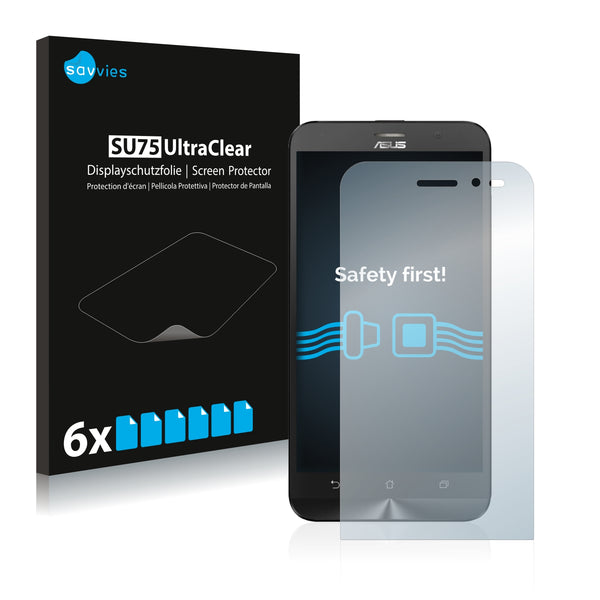 6x Savvies SU75 Screen Protector for Asus ZenFone Go ZB452KG