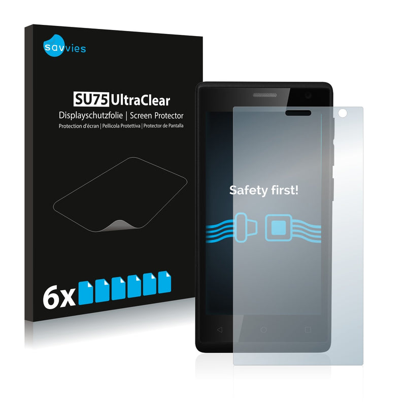 6x Savvies SU75 Screen Protector for Prestigio Wize O3