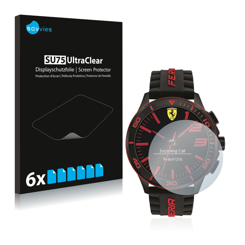 6x Savvies SU75 Screen Protector for Scuderia Ferrari XX Ultraveloce