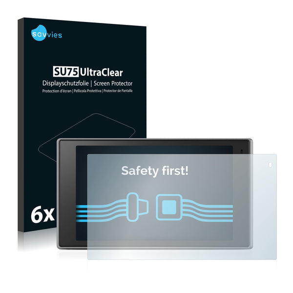 6x Savvies SU75 Screen Protector for Garmin DriveLuxe 51 LMT-D