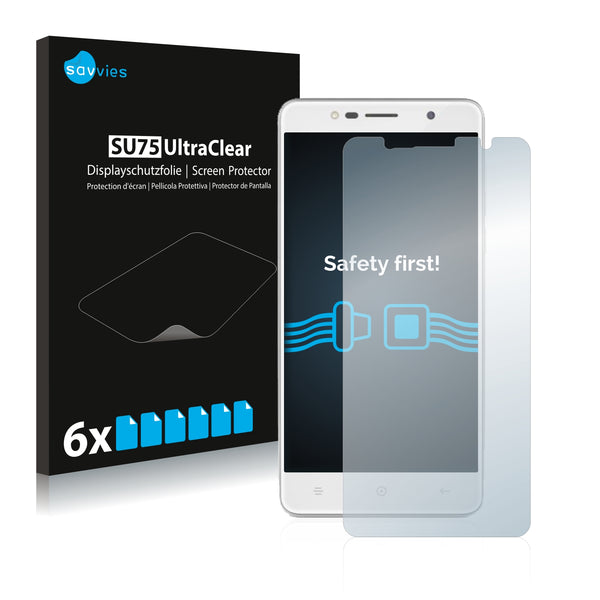 6x Savvies SU75 Screen Protector for Haier Leisure L7