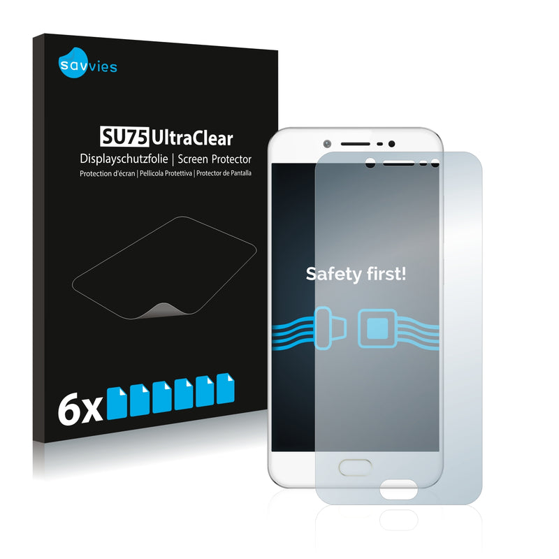 6x Savvies SU75 Screen Protector for Vivo V5s