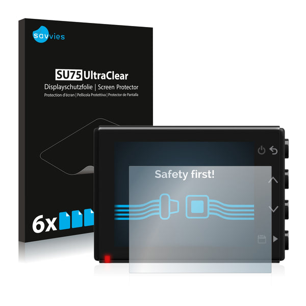 6x Savvies SU75 Screen Protector for Garmin Dash Cam 45