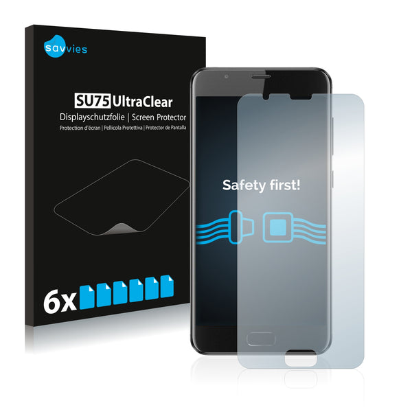 6x Savvies SU75 Screen Protector for Asus X015D