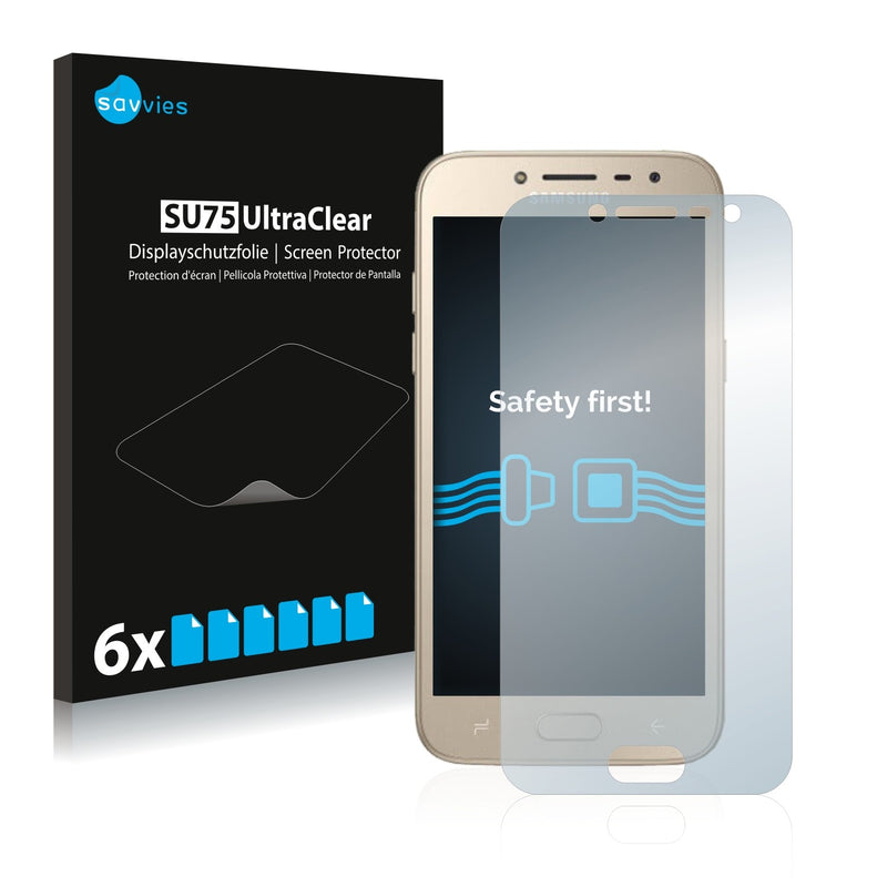 6x Savvies SU75 Screen Protector for Samsung Galaxy J2 Pro 2018