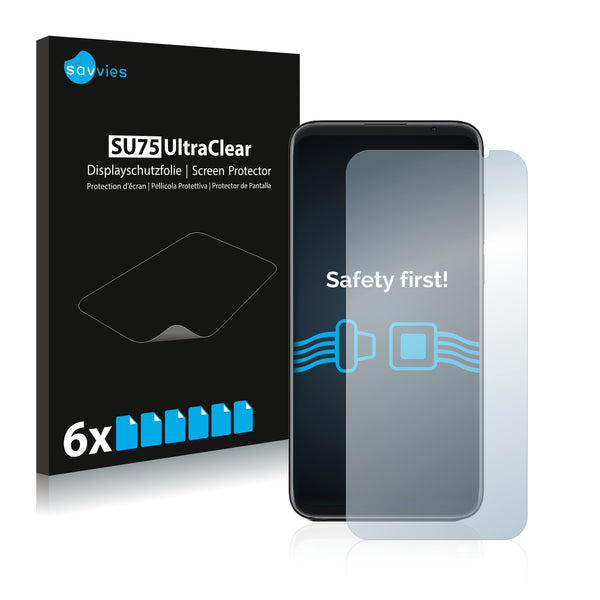 6x Savvies SU75 Screen Protector for Meizu 16