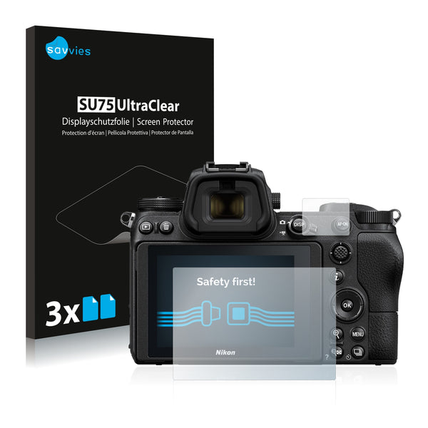 6x Savvies SU75 Screen Protector for Nikon Z 7
