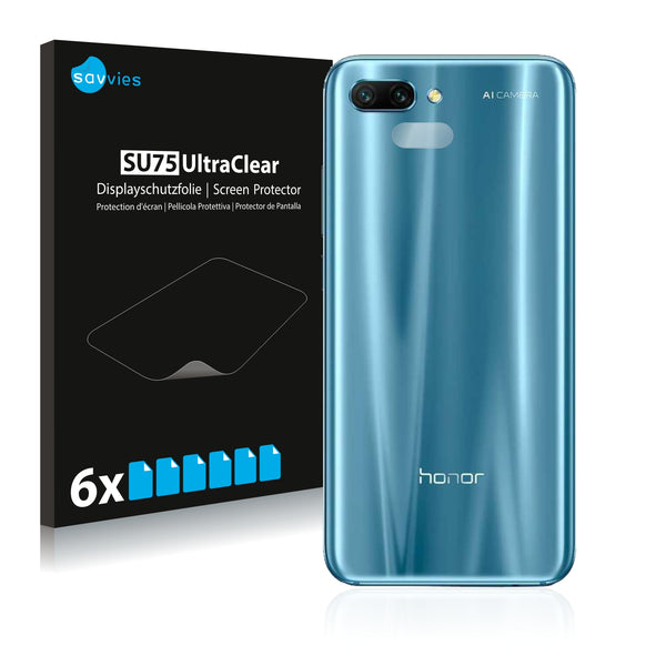 6x Savvies SU75 Screen Protector for Honor 10 (Camera)