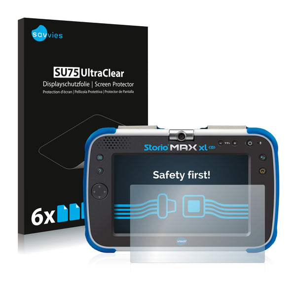 6x Savvies SU75 Screen Protector for Vtech Storio Max XL 2.0