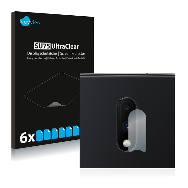 6x Savvies SU75 Screen Protector for OnePlus 7 (Camera)