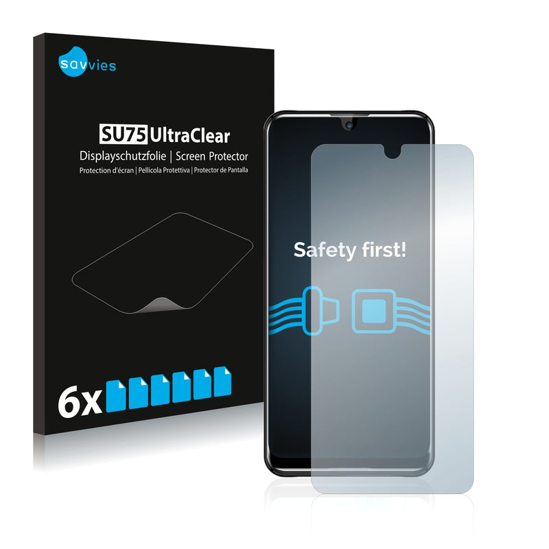 6x Savvies SU75 Screen Protector for Oukitel K9