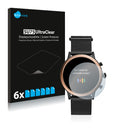 6x Savvies SU75 Screen Protector for Fossil Julianna HR (5.Gen)