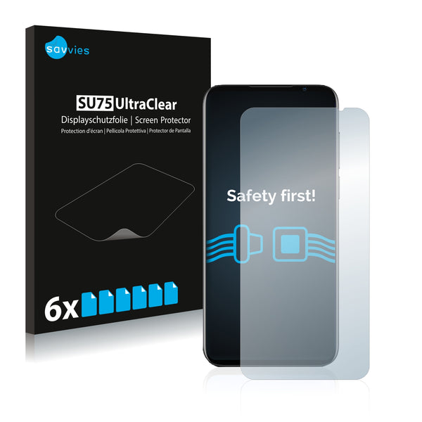 6x Savvies SU75 Screen Protector for Meizu 16s Pro