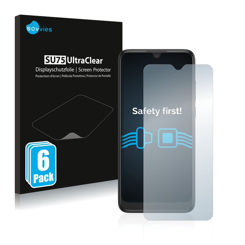 6x Savvies SU75 Screen Protector for TCL L10 Pro