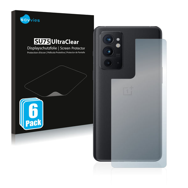 6x Savvies SU75 Screen Protector for OnePlus 9RT 5G (Back)