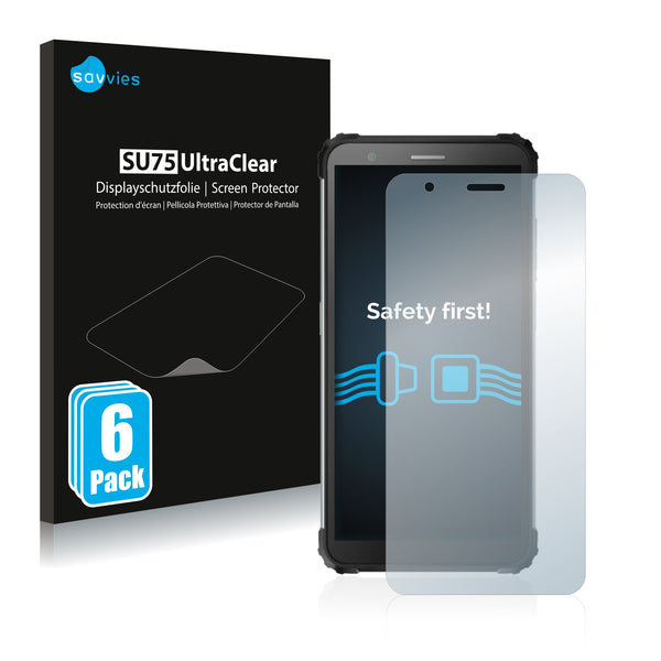 6x Savvies SU75 Screen Protector for Blackview BV6600 Pro