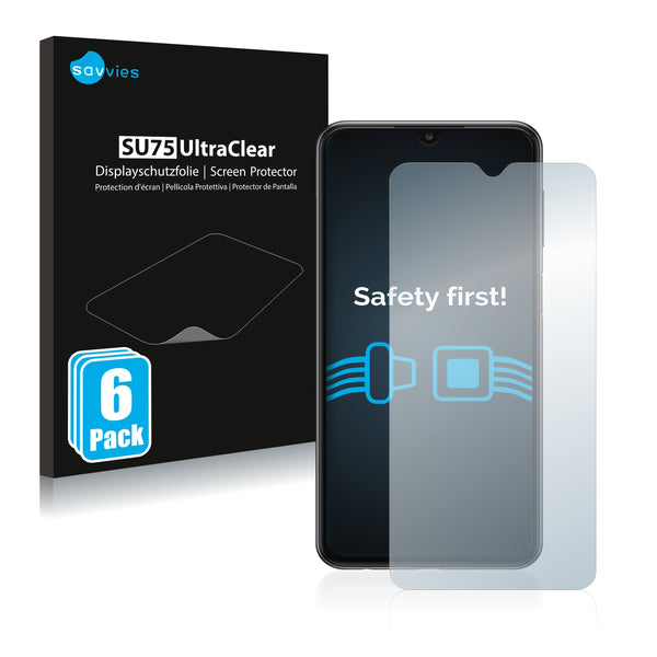 6x Savvies SU75 Screen Protector for Samsung Galaxy A23