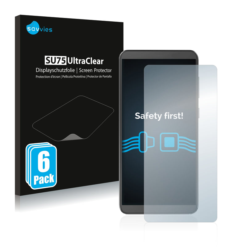 6x Savvies SU75 Screen Protector for FreeStyle Nuu A5X