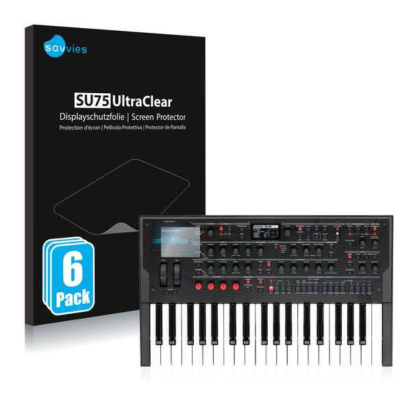 6x Film Screen Protector for Korg modwave wavetable synthesizer