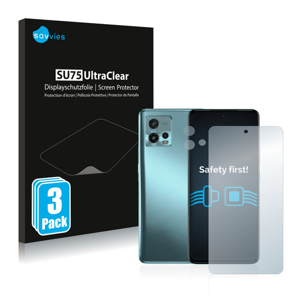 6x Film Screen Protector for Motorola Moto G72 (Front & Camera)