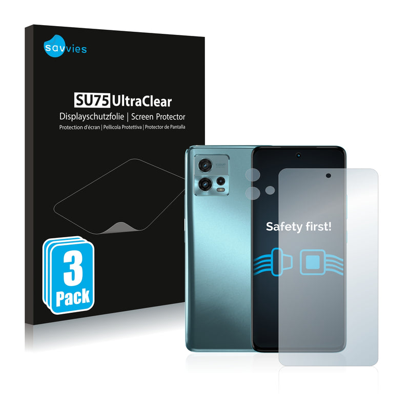 6x Film Screen Protector for Motorola Moto G72 (Front & Camera)