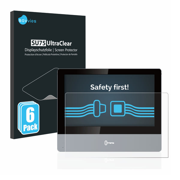 6x Film Screen Protector for Hikvision DS-KH8350-WTE1 Indoor Station