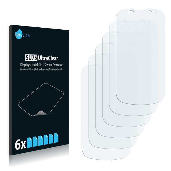 6x Savvies SU75 Screen Protector for Samsung Galaxy S Epic 4G