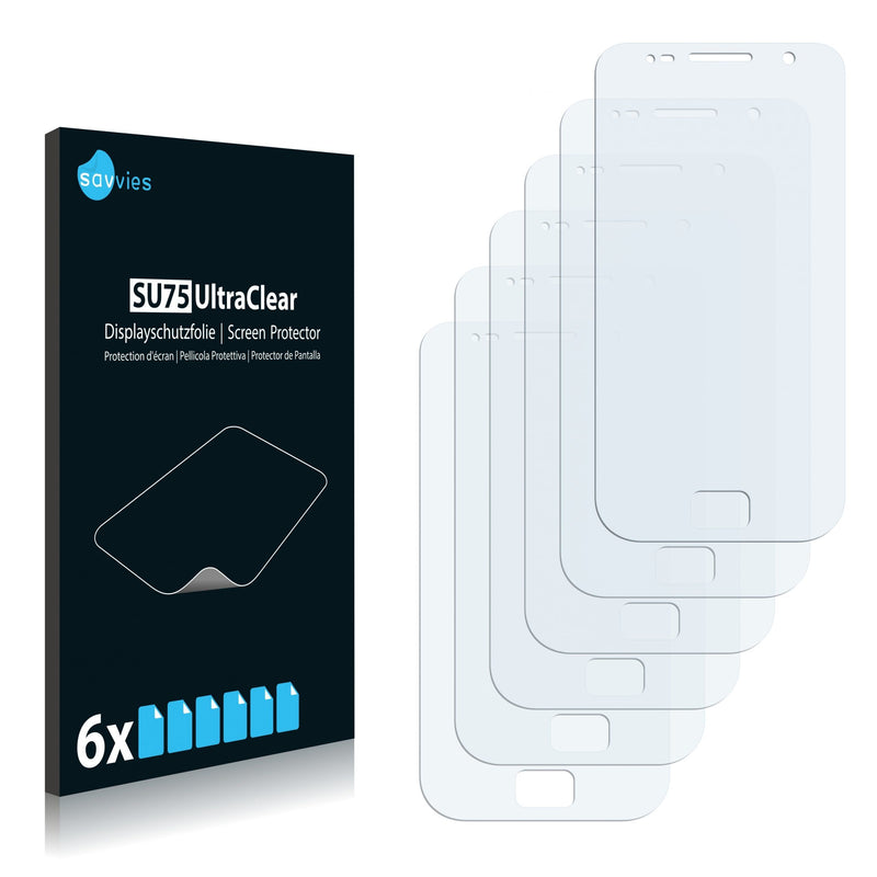 6x Savvies SU75 Screen Protector for Samsung Galaxy S Wifi 4.0