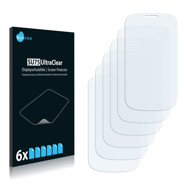 6x Savvies SU75 Screen Protector for AT&T Avail 2