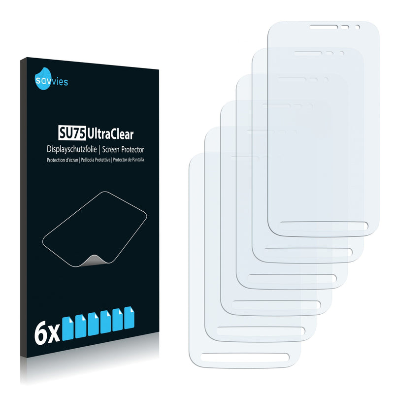 6x Savvies SU75 Screen Protector for Samsung GT-I8580