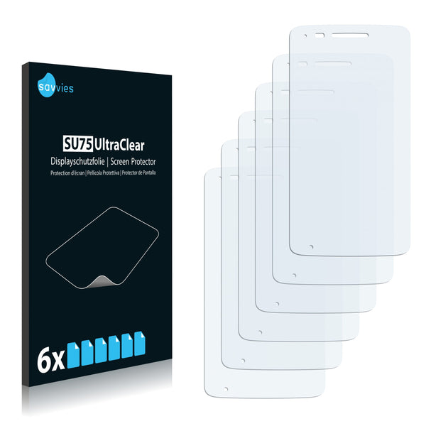 6x Savvies SU75 Screen Protector for Alcatel One Touch Fire C