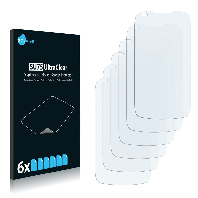 6x Savvies SU75 Screen Protector for Pantech Vybe