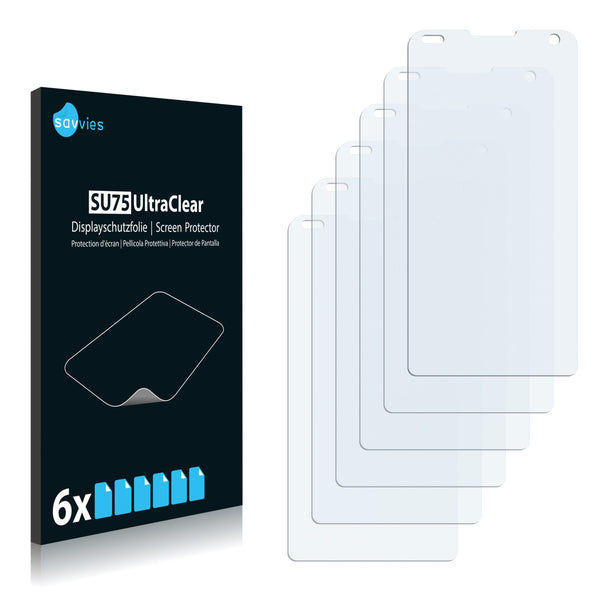 6x Savvies SU75 Screen Protector for Yezz Andy A5QP