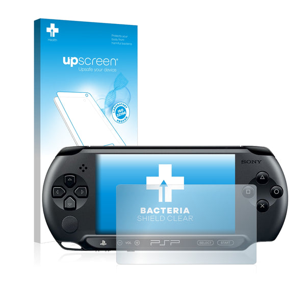 upscreen Bacteria Shield Clear Premium Antibacterial Screen Protector for Sony PSP 1000