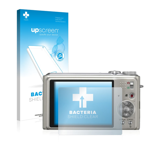 upscreen Bacteria Shield Clear Premium Antibacterial Screen Protector for Panasonic Lumix DMC-TZ7