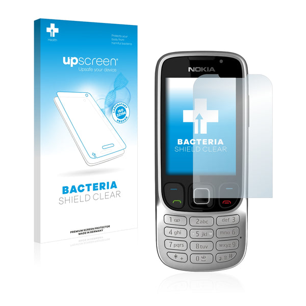 upscreen Bacteria Shield Clear Premium Antibacterial Screen Protector for Nokia 6303i classic