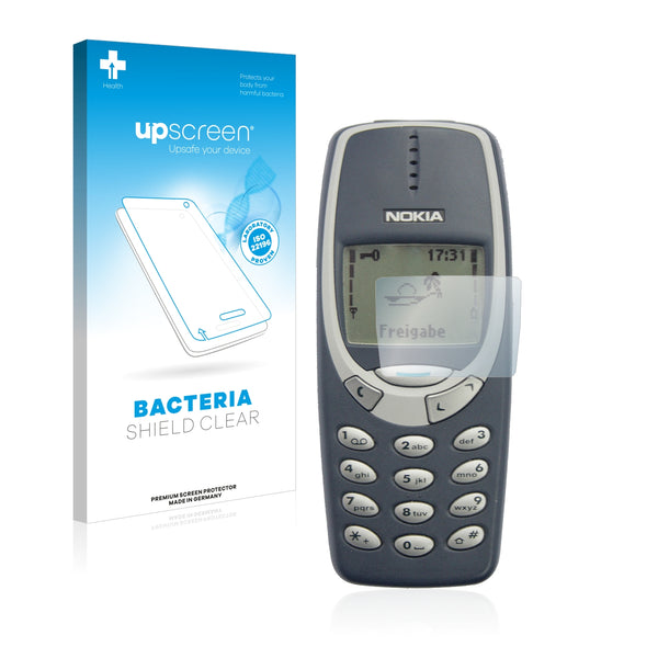 upscreen Bacteria Shield Clear Premium Antibacterial Screen Protector for Nokia 3310 2011