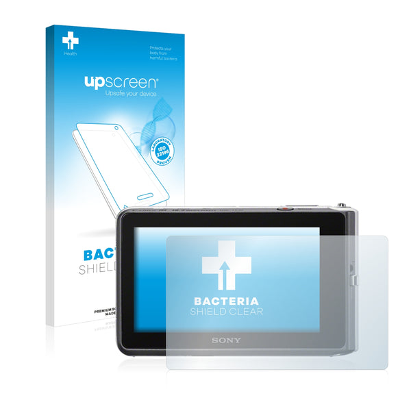 upscreen Bacteria Shield Clear Premium Antibacterial Screen Protector for Sony Cyber-Shot DSC-TX30