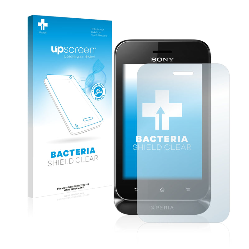 upscreen Bacteria Shield Clear Premium Antibacterial Screen Protector for Sony Xperia Tipo ST21i