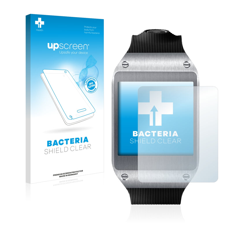 upscreen Bacteria Shield Clear Premium Antibacterial Screen Protector for Samsung Galaxy Gear V700