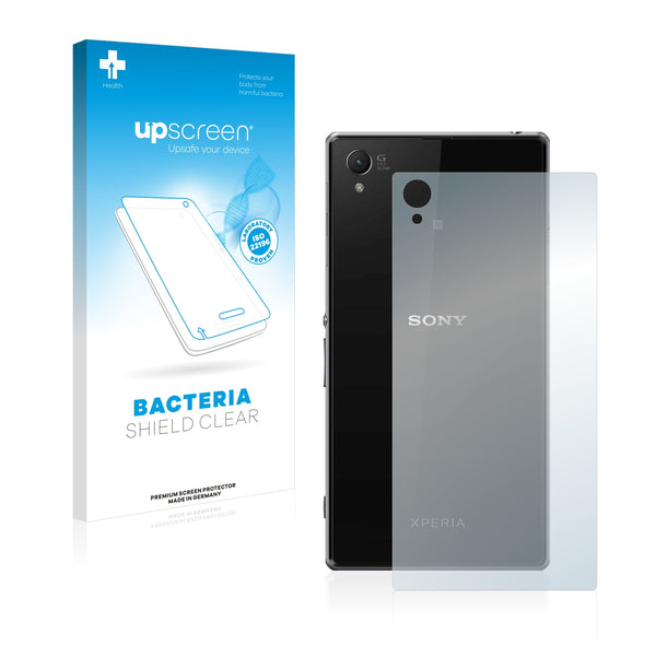 upscreen Bacteria Shield Clear Premium Antibacterial Screen Protector for Sony Xperia Z1 C6943 (Back)