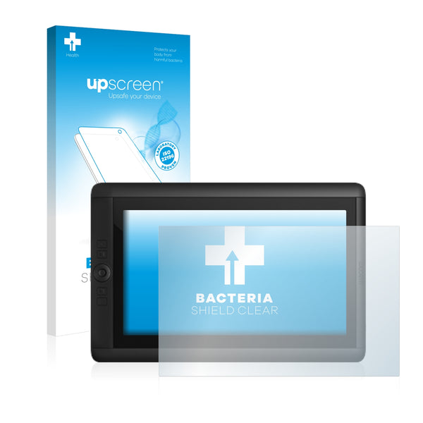 upscreen Bacteria Shield Clear Premium Antibacterial Screen Protector for Wacom Cintiq 13 HD