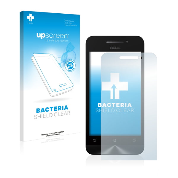 upscreen Bacteria Shield Clear Premium Antibacterial Screen Protector for Asus ZenFone 4 A400CG
