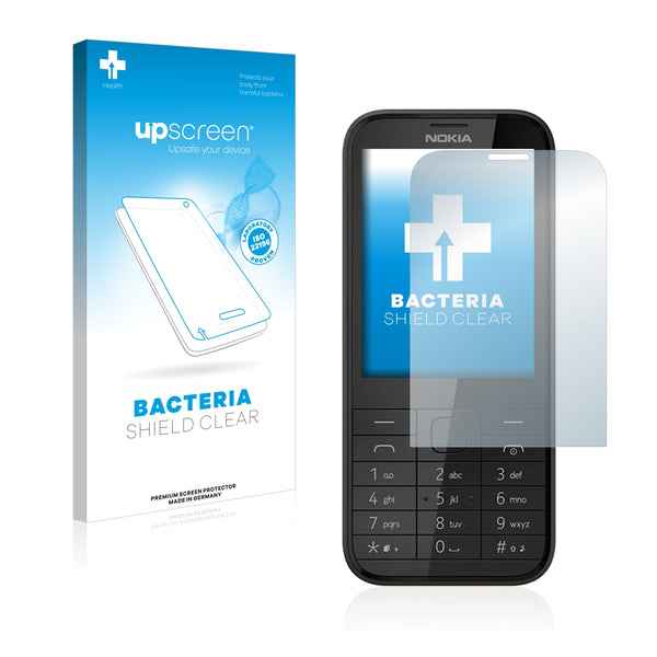 upscreen Bacteria Shield Clear Premium Antibacterial Screen Protector for Nokia 225