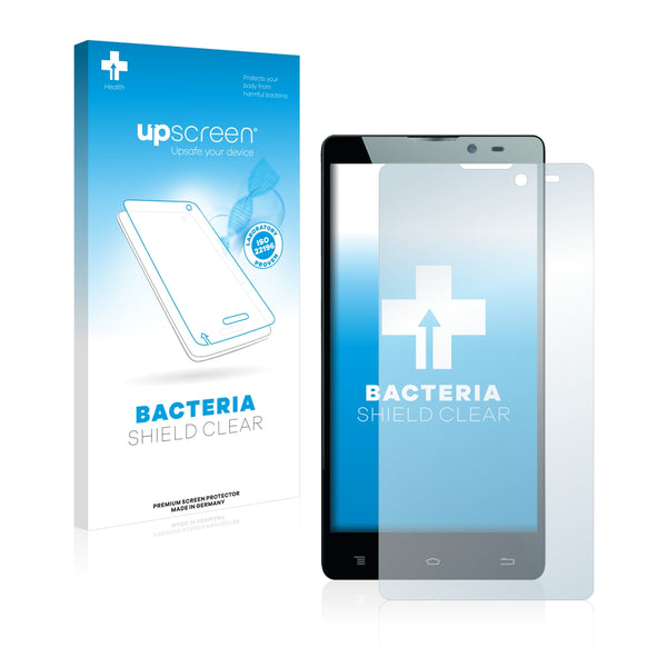 upscreen Bacteria Shield Clear Premium Antibacterial Screen Protector for Archos 50 Neon
