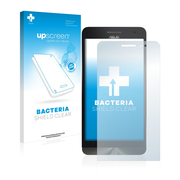 upscreen Bacteria Shield Clear Premium Antibacterial Screen Protector for Asus ZenFone 6 A600CG