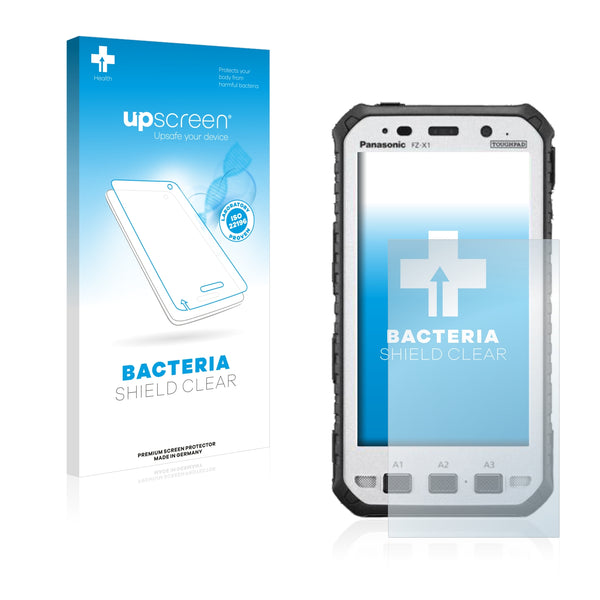 upscreen Bacteria Shield Clear Premium Antibacterial Screen Protector for Panasonic Toughpad FZ-E1