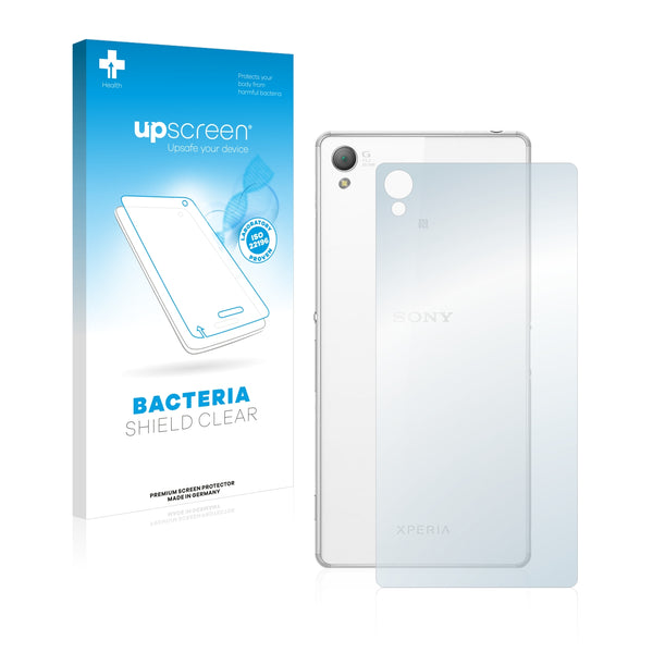 upscreen Bacteria Shield Clear Premium Antibacterial Screen Protector for Sony Xperia Z3 D6603 (Back)