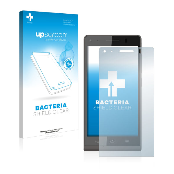 upscreen Bacteria Shield Clear Premium Antibacterial Screen Protector for Orange Gova